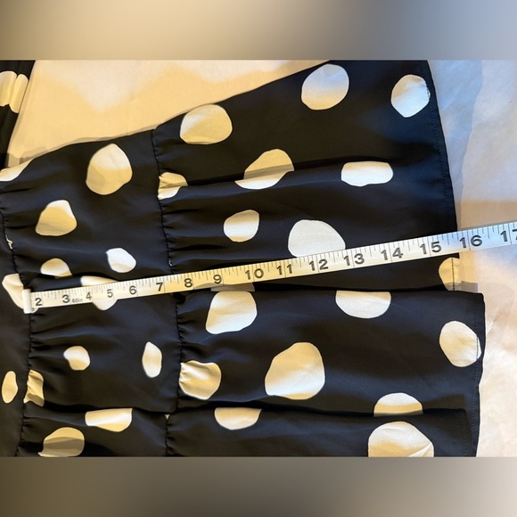 A New Day Black & White Polka Dot Tiered Mini Dress – XS - NWOT - Picture 12 of 14